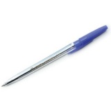 Ручка шариковая 0,7мм прозр/корпус на масл/основе Cтамм Oптима син (250) 